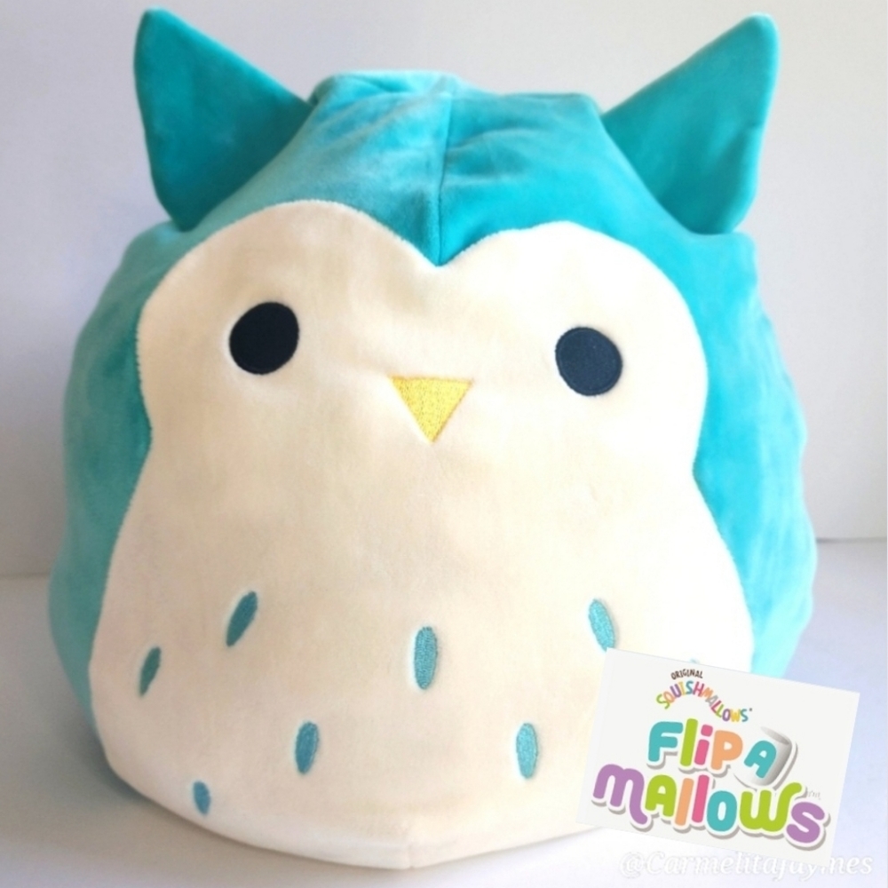 Dawn 🔄 Winston 🦉🦌Large FlipA Mallow Original Squishmallow by Kelly Toy☆》NWT《☆